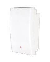 Marchio: PARADOX. Articolo: DG-483 ELEGANCE. Rivelatore PIR con sensore a doppio elemento, angolo 85°, portata m 11x11.➤ Innovativa linea semplice ed esclusiva➤ Design moderno adatto a qualsiasi ambiente➤ Dimensioni ridotte mm 77x51x36➤ Include supporto per montaggio ad angolo➤ Rilevazione digitale brevettata per la massima immunità ai falsi allarmi➤ Prestazioni comuni a tutti i rivelatori digitali di movimento