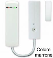 Marchio: PARADOX. Articolo: MG-IMP-M. Versione a 433MHz. Rivelatore d’urti supervisionato come MG-IMP. Colore marrone.
