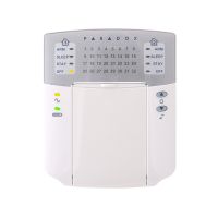 Marchio: PARADOX. Articolo: K32+. Tastiera con indicatori LED 32 zone e sportello verticale di protezione dei tasti, indicatori LED separati per la visualizzazione dello stato d’inserimento Totale, Notturno, Perimetrale e Disinserito di ciascuna delle 2 aree. Possibilità di regolazione della luminosità. Collegamento su BUS (max. 15 tastiere). 1 ingresso di zona. Compatibile con centrali SPECTRA SP e MAGELLAN MG5000/MG5050.➤ Firmware aggiornabile localmente tramite interfaccia 307USB e software WinLoad➤ Indicatore LED per la modalità di funzionamento StayD➤ Zone avviso acustico con programmazione indipendente➤ 8 tasti di attivazione rapida➤ 3 tasti di attivazione allarme➤ Design compatto, moderno ed elegante➤ Conforme EN50131 Grado 2