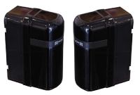 Marchio: POLITEC. Articolo: ALES WS. Mono barriera autoalimentata ad 1 Raggio Doppia Ottica. Sistema SMA, portata massima in esterno 60 metri. IP65. Batterie incluse.