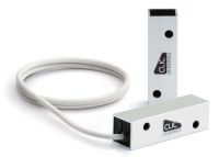 Marchio: TSEC. Articolo: CLH-101. Contatto CLIC serie H100, NC, alta tolleranza, cavetto 200cm 4 cond. tamper passante, stagno.