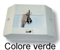 Marchio: UNITEK. Articolo: UTKAPX070V. Interruttore con blocco chiave- verde