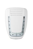 Marchio: VENITEM. Articolo: 20200228. Sirena autoalimentata a 13.8 Vdc con lampeggiante a led, sistema brevettato di illuminazione a led e scheda vocale. Mose L VOCAL LUX bianco opaco cal. Fumè.