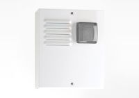 Marchio: VENITEM. Articolo: SE/L500BIF. Sirena Lido L/LED cop. bianco calotta Fumè - white/smoke grey lamp.