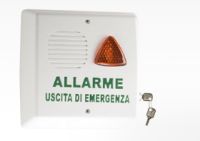 Marchio: VENITEM. Articolo: 20204342. Sirena autoalimentata TRIADE UE x porte,uscite sicurezza/emergenza