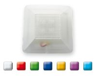 Marchio: VIMO. Articolo: KRO504RGB. Ripetitore ottico multicolore 12Vcc a luce fissa. Ripetitore ottico da esterno IP65 con tecnologia LED RGB che permette la scelta del colore desiderato combinando i tre ingressi con negativo a dare. Regolatore di corrente integrato che permette di alimentare il dispositivo da 10,5Vcc a 27,6Vcc senza variazioni di luminosità.