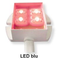 Marchio: VIMO. Articolo: KRO400B. Ripetitore ottico con LED ad alta intensità per installazione in esterni. Grado di protezione IP65. Ottima visibilità anche in condizioni di luce diurna. Illuminazione fissa. Alimentazione 12Vcc 40mA. Disponibile in 5 colori: rosso, giallo, verde, blu e bianco. Tensione di alimentazione 12Vcc. Corrente assorbita 40mA @12Vcc. Materiale/colore ABS bianco. Dimensioni 30x35x12,5 mm. Connessione Cavo 2 poli 7cm. Colore LED Blu. 