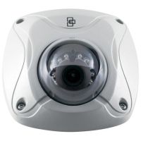 Marchio: ARITECH. Articolo: TVW-5305. Wedge Dome da esterno TruVision 4 MPX , ottica da 2.8 mm, True D, WDR, 10m IR, Audio, Alarm, MICRO SD/SDHC/SDXC slot, IP66, PoE/12VDC, Grigia.