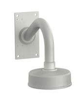 Marchio: ARITECH. Articolo: TVD-SNB. Staffa a collo d'oca, per dome fisse con montaggio a parete da interno/esterno