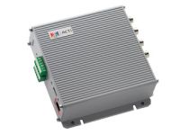 Marchio: COMBIVOX. Articolo: ACTI COMBI VIDEOSERVER 4IN . Videoserver per la codifica e la conversione di segnali video analogici in segnali digitali, in grado di essere gestiti tramite rete LAN. Ideale per la conversione in segnale IP delle telecamere analogiche installate a costi contenuti. Il modello ACTi ACD-2000Q permette la conversione di quattro telecamere analogiche in un unico flusso digitale ip; ideale per applicazioni con Amicaweb in siti dove sono presenti telecamere analogiche per remotizzare le immagini in locale tramite LAN e WLAN o a distanza. Può essere collegato anche ai modelli D-N/VR Recordia per la registrazione delle immagini in luogo del DVR tradizionale. Possibilità di montaggio a parete. 