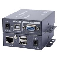 Marchio: DIERRETVCC. Articolo: VH-VGA-KVM-EXT. Extender segnale VGA/USB via UTP categoria 5/5e/6 - Lunghezza massima 100 metri - Permette inviare il segnale video VGA, tastiera e mouse USB via UTP - Uscita VGA aggiuntiva nell'emissore dello schermo locale