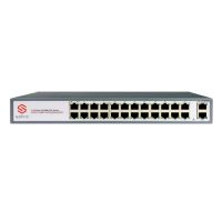 Marchio: DIERRETVCC. Articolo: VH-SW2624POE-250W. Switch da tavolo - 24 porte RJ45 10/100 Mbps + 2 Gigabit Combo Port - 24 porte PoE (porte 1~24) - Supporta alimentazione PoE fino a 250W in totale per tutte le porte - Compatibile con PoE IEEE802.3af/at