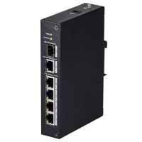 Marchio: DIERRETVCC. Articolo: VH-XS-SW0604EPOE-100. X-Security - Switch da tavolo gestibile - 4 porte RJ45 10/100 Mbps + 1 Gigabit Combo Port - 4 porte ePoE (porte 1~4) - Supporta alimentazione PoE fino a 96W in totale per tutte le porte - Compatibile con PoE IEEE802.3af/at e Hi-PoE -  ePoE che permette la trasmissione fino a 300 metri a 100Mbps