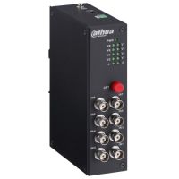 Marchio: DIERRETVCC. Articolo: VH-PFO2810T. Trasmissore ottico di 8 canali - HDCVI - 1080p/720p - Distanza di trasmissione 0~20 Km - Longitudine di onda In/Out 1310nm/1550nm - FC monomodo - RS485 - Metodo di lavoro Half Dual - Alimentazione DC 12 V - Formato guida DIN