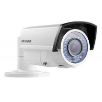 Marchio: HIKVISION. Articolo: DS-2CE16C5T-AVFIR3. Telecamera Bullet Analogica TurboHDSensore 1/3” Progressive Scan CMOSPixel Effettivi 1305 x 1049Risoluzione 720pSensibilità 0.001 Lux @ F1.2, AGC ON 0 Lux con IRDay & Night ICRObiettivo 2.8-12 mm VarifocalVelocità Shutter 1/50s - 1/50.000 sBLC/HLC SioUscite Video 1 HD-TVI, 1 CVBSPortata IR 40 m Smart IROSD SiWDR DigitaleDati Up to CoaxAlimentazione 12VDC/24VAC 6W maxTemperatura d'Esercizio -30°C/+ 60°C, da esterno IP66