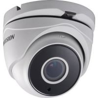 Marchio: HIKVISION. Articolo: DS-2CE56D7T-IT3Z. Telecamera dome Turbo HD da esterno/interno IP66 con sensore CMOS progressivo, risoluzione 2MP con 25Fps, ottica varifocale motorizzata 2.8-12mm, 0.01Lux (0 con LED ON), led EXIR portata fino a 40mt, Dayight, BLC, menù OSD, WDR120dB, uscita video HDTVI, alimentazione 12Vdc<6WSostituisce il codice DS-2CE56D7T-IT3Z, che ha le stesse caratteristiche.