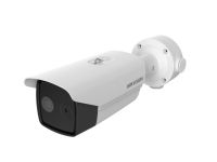 Marchio: HIKVISION. Articolo: DS-2TD2617-6/V1. TERMICA BULLET IP BI-SPECTRUM OTTICA FISSA 160*120RISOLUZIONE Termica: 160x120@25fps Ottica: 2MP 1920x1080@25fps SENSORE Termico: Ossido di Vanadio senza raffreddamento Ottico: 1/2.8” Progressive Scan CMOS DISTANZA PIXEL 17 µm RISPOSTA SPETTRALE 8µm-14µm SENSIBILITA' Termica < 40mk, Ottica Color: 0.002 Lux @(F1.5,AGC ON), B/W: 0.0002 Lux @(F1.5, AGC ON) RANGE TEMPERATURA -20°C + 150°C (±8°C) OTTICA Termica-Ottica 6mm-4mm VISUALIZZAZIONE DOPPIO SPETTRO Fusione o Picture in Picture DAY&NIGHT ICR SMART FEATURES Line Crossing, Intrusion, Region Entrance, and Region Exiting, 3 temperature measurement (10 PUNTI, 10 REGIONI, 1 LINEA), fire detection 10 punti dedicati COMPRESSIONE VIDEO H.265+/H.265/H.264+/H.264 PORTATA IR 40m SLOT SD CARD Micro SD/SDHC/SDXC (up to 128GB) STREAM 2 DWDR INGRESSI/USCITE 1/1 Audio 2/2Allarme ALIMENTAZIONE 12 VDC ± 20% max. 12W PoE (802.3af) TEMPERATURA DI ESERCIZIO -40 °C to 60 °C GRADO DI PROTEZIONE IP66
