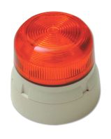 Marchio: ARITECH. Articolo: FA340. Lampeggiante xenon rosso con base bianca- tensione 24Vcc. partenza 1W