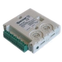 Marchio: NOTIFIER. Articolo: M701E (CEIA 72A). Modulo d?uscita utilizzabile con centrali analogiche indirizzate. L?uscita può essere controllata o con contatto in scambio libero da potenziale. La scelta del tipo d?uscita si ottiene selezionando due dip-switch. Il modulo viene indirizzato per mezzo di selettori rotanti con numerazione da 01 a 99. Questi è dotato di led verde lampeggiante normale e spento in allarme. Il modulo dispone d?isolatore di corto circuito. Certificato CPR in accordo alle Normative EN54 parti 17 e 18. Alimentazione 15-30Vcc. Corrente a riposo di 310 microA e di 510 microA con led attivo. Temperatura di funzionamento da -20°C a +60°C. Umidità relativa sino a 95%.