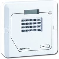 Marchio: NOTIFIER. Articolo: DCT2402024. Combinatore telefonico a sintesi vocale e digitale su linea PSTN. 8 numeri telefonici programmabili come vocali o digitali - 6 messaggi registrabili - 4 Ingressi per allarmi esterni, dei quali uno configurabile (in alternativa) come allarme o come ingresso per controllo esterno - 2 tele-attivazioni - Test ciclico stato in vita - Conferma chiamata e blocco chiamate – Archivio di 253 eventi - Programmazione su memoria non volatile - Protocolli digitali: SCANTRONIC/FAST ADEMCO/CONTACT ID - micro antiapertura e protezione sovratensioni - alloggiamento batteria 12Vdc 0,8A. BATTERIA NON FORNITA.  Alimentazione 10-30 Vdc - assorbimento max. 150mA - armadio ABS dimensioni: 150x215x40 mm.