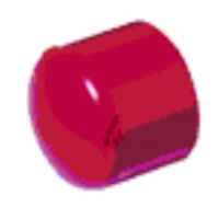 Marchio: NOTIFIER. Articolo: APF-TAP. Tappo in ABS pesante, DN 25, Sp. 1,9mm. PN16 di colore rosso.