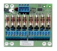 Marchio: ARITECH. Articolo: ATS1840. Piastra d'interconnessione a 8 vie con fusibili individuali