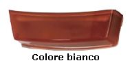 Marchio: ARITECH. Articolo: AB614. Lente di ricambio in policarbonato per flash sirena AS610 e AS612, colore bianco.