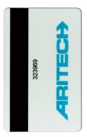 Marchio: ARITECH. Articolo: ACT600. Tessera magnetica codificata e con logo ARITECH. Standard ISO. Sistema di codifica e codice di impianto ARITECH.