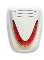 Marchio: ARITECH. Articolo: AS620RF. Sirena da esterno via radio, realizzata in policarbonato resistente agli urti ed alle radiazioni U.V., con protezione antischiuma e antitrapanazione, lampeggiante a LED. Può essere collegata con qualsiasi centrale di controllo mediante unità ricetrasmittente fornito a corredo. Il pacco di batterie al litio incluso ha una durata di 2 anni. La comunicazione bidirezionale comprende le segnalazioni di supervisione, manomissione e batteria scarica. partenza sonora 105 dB a 1 m di distanza. Certificata EN50130-5