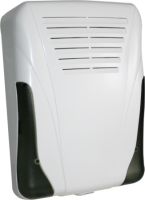 Marchio: CIAS. Articolo: ECHO. Sirena per esterno autoalimentata, 13.8Vdc. Lampeggianteled con diffusori luce e calotta policarbonato fumè.Segnalazione stato impianto a led. Base ABS. Coperchioesterno ABS stabilizzato x UV, lappato bianco. Bollacentratura. Tamper pulsante antiapertura antistrappo.Grado di protezione IP 34.