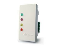 Marchio: COMBIVOX. Articolo: INSERITORI BUS LIVING LIGHT BIANCO. Scheda inseritore BUS RS485 per chiave di prossimità per centrali Amica 2012, Elisa 8, Elisa 24 ed Eva 8.24 vers. 2012. 4 led di colore diverso (verde, rosso, giallo e arancio) ai quali è possibile associare una funzione (solo inserimento, inserimento/disinserimento, comando, zona aperta, stato uscita). Possibilità di programmare la chiave associando una funzione diversa per inseritore. 