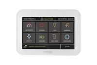 Marchio: COMBIVOX. Articolo: TASTIERA SIMPLYA PRO - WHITE . SIMPLYA PRO è una console di comando touch screen 5” su BUS RS-485, compatibile con tutte le centrali Combivox, dal nuovo design elegante e di semplice integrazione in ogni ambiente. L’ergonomia del display touch screen unita ad una moderna interfaccia grafica ad icone consentono all’utente di avere una gestione semplice e rapida delle funzioni di Antifurto e Domotica.È sufficiente sfiorare i tasti ad icone (es. antifurto, luci, comandi, scenari, etc.) e navigare nelle varie pagine per attivare rapidamente le funzioni (inserire/disinserire le singole aree del sistema, escludere/includere le zone, attivare/disattivare comandi luci/tapparelle e scenari, etc.).La semplicità d’uso del sistema è resa possibile tramite appositi “SCENARI”, liberamente configurabili, ossia comandi multipli che gestiscono contemporaneamente diverse funzioni (inserire l’impianto e spegnere luci, abbassare tapparelle e aprire il cancello, etc.).SIMPLYA PRO è dotata di un lettore per chiave di prossimità che consente di inserire/disinserire le aree del sistema tramite chiave, di una segreteria vocale (Voice-it), di un lettore SD Card e di microfono e altoparlante integrati.E’ possibile la gestione del clima attraverso uno o più sensori di temperatura su BUS RS485 che permettono la termoregolazione di uno o più ambienti (solo con centrali serie Amica).NOVITA': la nuova Simplya PRO è fornita con staffa di fissaggio a muro ed è disponibile in tre varianti di colore “White, Black and White e Double Black”.