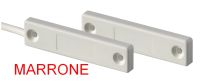 Marchio: COOPER. Articolo: 401-TF-M-3. Contatto magnetico a scomparsa marrone. Cavo da 3 m
