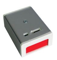 Marchio: COOPER. Articolo: 484-I. Pulsante a reed progettato per segnalare, con la massima silenziosità, una rapina in corso. Premendo il pulsante un magnete si avvicina all’ampolla reed interna aprendo il contatto e attivando l’allarme. Autoprotezione contro l’apertura con reed interno. I reed interni sono predisposti per funzionamento NC. Installazione semplificata grazie al biadesivo in dotazione. Il pulsante è omologato IMQ Livello III e PPTT. Codice 484 I: è dotato di autoritenuta del pulsante, per effettuare il reset è necessario utilizzare l’apposita chiave in dotazione. Connessione con 4 morsetti: 2 per contatto e 2 per tamper. Codice 484 ME: memoria a LED con reset da centrale (togliendo alimentazione), ritorno a molla del pulsante. Connessione a 6 morsetti: 2 per contatto, 2 per tamper, 2 per alimentazione 12 Vcc.