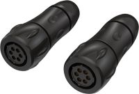 Marchio: DEA SECURITY. Articolo: CN-FSP2P. Coppia di connettori easy plug femmina completi di m/o di montaggio 