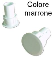 Marchio: DIAS. Articolo: DC1813/M. Contatto N.C. Ø mm 19, magnete Ø mm 19, portata mm 25, 2 conduttori da 0.32 mmq lunghezza mm 300, fissaggio a pressione. Colore marrone.