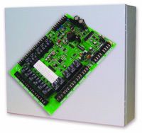 Marchio: DIAS. Articolo: PRT-PX16. Modulo 16 uscite relè (contatto di scambio 12A 277Vc.a.) programmabili. Alimentatore a bordo 1.7A. Richiede trasformatore . Da utilizzare anche per controllo ascensori. Armadio metallico mm 280 x 280 x 76.