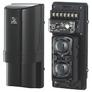 Marchio: DOMOTEC. Articolo: 2PH-30DQ. Portata 30m in esterno, 60m in interno - max 67 mA.Le barriere ad infrarosso attivo PH rappresentano la migliore soluzione per realizzare una protezione perimetrale a lunga portata, le barriere PH infatti nelle diverse versioni possono coprire all’esterno distanze di 30-60-150-250m. Le barriere PH impiegano lenti asferiche di alta qualità e sono dotate di mirino ottico con regolazione micrometrica. I modelli con lunghe portate 4PH sono dotati di una uscita di disqualifica che interviene in caso di nebbia intensa o di forti perturbazioni atmosferiche che attenuino eccessivamente il segnale IR ricevuto. Tutte le barriere PH sono dotate di controllo automatico del guadagno (AGC) e sono altamente immuni a luci esterne ed alla luce solare. Grazie alle 4 frequenze selezionabili le barriere RF sono impilabili su pali, o all’interno delle colonne iTower.Caratteristiche• IR attivo due raggi per singolo fascio (Dual Beam)• 1 fascio (2 raggi) regolabile da 0° a 180°• 4 frequenze di trasmissione selezionabili• Sincronismo ottico codificato• Mirino per allineamento ottico con regolazione micrometrica• Tempo interruzione raggio selezionabile• Controllo automatico di guadagno (ACG)• Alta immunità a luci esterne ed ai raggi solari• Relè alarme NO/NC 200mA 28Vcc• Relè tamper NO/NC 200mA 28Vcc• Grado di protezione IP55• Temperatura esercizio: -20°C /+55°C• Tensione nominale 12Vcc (min 10,5Vcc max 30Vcc)