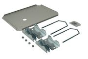 Marchio: DOMOTEC. Articolo: DSP90. Kit staffa palo di supporto per ponteggi per sirene DSA40, DSA90, DSA92.