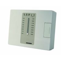 Marchio: ELKRON. Articolo: MR16. Interfaccia modulo radio>> Tecnologia di comunicazione: radiofrequenza bidirezionale>> Modalità di comunicazione radio: FSK>> Frequenza: 868,35 MHz>> Portata radio: oltre 100 m in aria libera>> Tensione nominale di alimentazione: 12 Vdc>> Assorbimento max. di corrente (con relè eccitati e LED accesi): 100 mA>> Uscite:- 8 relé allo stato solido per stato dispositivi- 3 relé allo stato solido per sabotaggi e batteria bassa- 2 relé allo stato solido per stato attivato/disattivato>> I ngressi:- 1 comando sirene radio- 1 comando attivazione/disattivazione>> Segnalazioni visive:- 16 stato dispositivi- 5 stato sistema>> 1 buzzer>> Pulsante di puntamento>> Programmazione: DIP switch>> Protezione antiapertura: antimanomissione>> Dimensioni (L x H x P): 180 x 137 x 40 mm>> Compatibile con gli stessi dispositivi periferici dell'espansione bus ER500