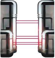 Marchio: GUARDALL. Articolo: SBQ 100 SP. Barriera a 4 raggi - 100 metri. Possibilità di selezionare 4 frequenze di funzionamento. Kit montaggio su palo compreso