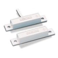 Marchio: HONEYWELL. Articolo: 949WH . Contatto magnetico reed per circuiti N.C. con fissaggio a viti di colore bianco. Uscita 4 fili. Distanza di lavoro 22 mm. Portata 0, 5A. Dimensioni 55x10x9, 5 mm.