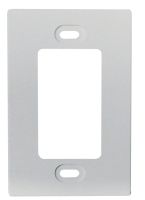 Marchio: PARADOX. Articolo: 915WPS. Piastra di fissaggio su scatola da incasso tipo Ticino® 503 per lettore di prossimità R915/S. Colore argento.