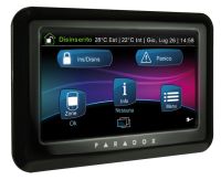 Marchio: PARADOX. Articolo: TM4. La tastiera TM4 utilizza un brillante display a vivaci colori da 4,3 pollici( 109mm) abbinato ad un alta qualità 