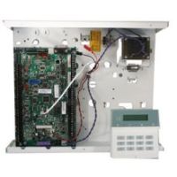 Marchio: SCANTRONIC. Articolo: 95CENKP. Centrale antifurto filare da 8 espandibile a 264 su 2 BUS seriali, sia con moduli da 8 zone filari/radio, 32 aree indipendenti + 16 gruppi, 32 inserimenti automatici, circuiti tipo NC/singolo/doppio/triplo bilanciamento, max 128 tastiere remote, 250 codici utente con PIN 4/6 cifre, 5 uscite relè + 16 di comunicazione + 1 sirena + 1 lampeggiatore, 229 uscite elettroniche liberamente programmabili, memoria 2000 eventi. Combinatore digitale per telegestione ed inoltro allarmi a bordo, Modem 2400 baud CCITT full duplex integrato, protocolli disponibili Contact ID - Fast Format - SIA 1/2/3, porta USB per collegamento diretto a PC + RS 232 per stampante seriale, completa di BOX metallico + tastiera LCD con TAG + alimentatore da 1,5 A. dimensioni 384(L) x 310(H) x 98(P) mm.