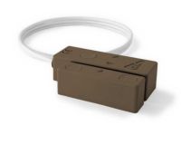 Marchio: TSEC. Articolo: CLH-301-N. Contatto CLIC serie H300, NC, sist. anti-rimozione, cavetto 2m, 4 conduttori, stagno. Marrone.