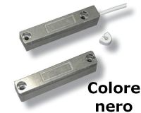 Marchio: UNITEK. Articolo: UTKCS02NE. Contatto magnetico per superficie in alluminio - nero