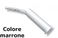 Marchio: UNITEK. Articolo: UTKCZK01MR. Sensore inerziale plastico da incasso - marrone