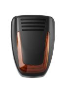 Marchio: VENITEM. Articolo: 20200131. Sirena autoalimentata a 13.8 Vdc con lampeggiante a led e sistema Antischiuma-antishock. Mose LS nero opaco cal. Arancio.