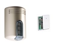 Marchio: VENITEM. Articolo: AS1PKIT2CHF. Kit Doge AS1/P Champagne calotta fumè + ATX3 + batt. Sirena Doge wireless, AUTOPROTETTA, BIDIREZIONALE, SUPERVISIONATA, sistema antischiuma brevettato a doppia tecnologia contro i falsi allarmi, antishock contro gli urti violenti, antiperforazione e lampeggiante a led, compatibile con qualsiasi tipo di centrale filare e/o wireless. Funziona in abbinamento con il dispositivo bidirezionale ATX3 (senza sirena interna). Funzioni come per ATX2/S.